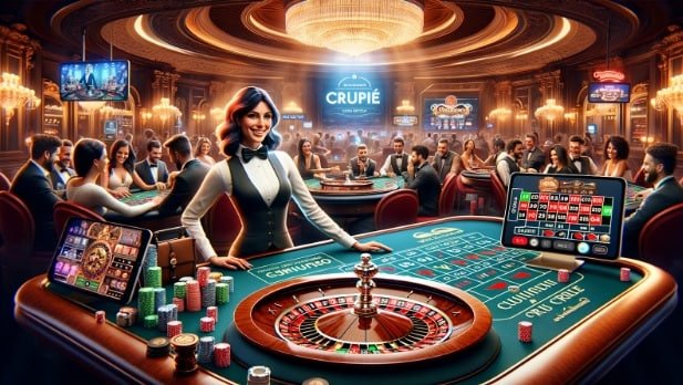 adult user reviewing apk 22 roulette layout on a mobile device